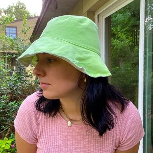 Green Bucket Hat - Vintage